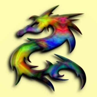 rainbow logo effect 019