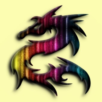 rainbow logo effect 021