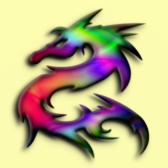 rainbow logo effect 023