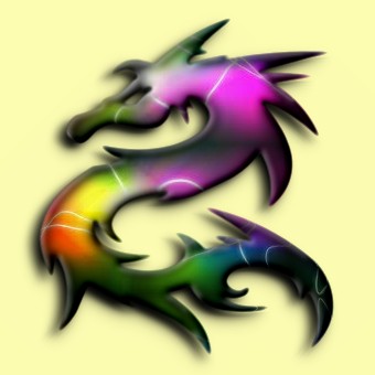 rainbow logo effect 024