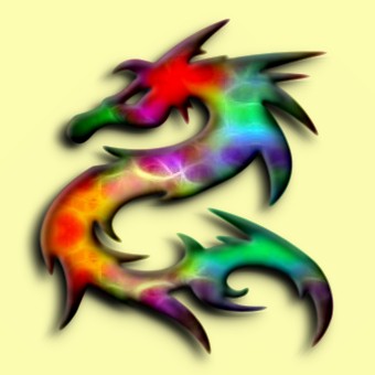 rainbow logo effect 025