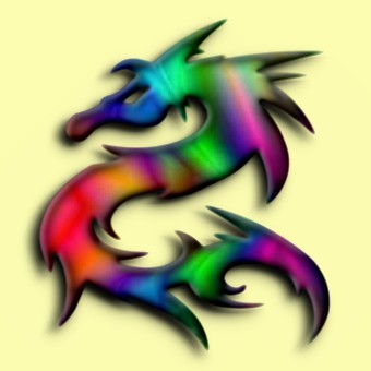 rainbow logo effect 028