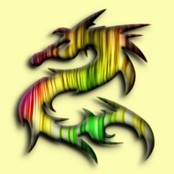 rainbow logo effect 029