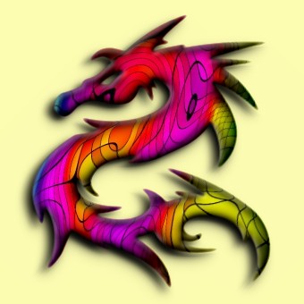 rainbow logo effect 034