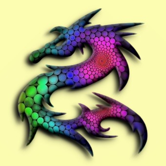 rainbow logo effect 036