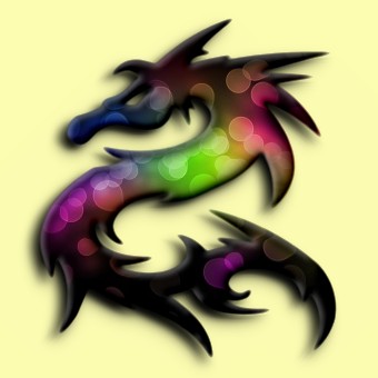 rainbow logo effect 038