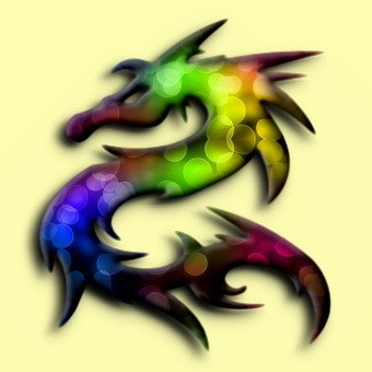rainbow logo effect 040