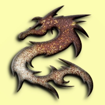 rusted logo effect 001