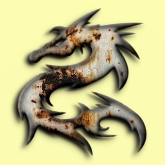 rusted logo effect 005