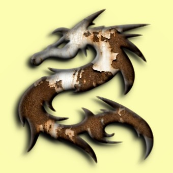 rusted logo effect 012