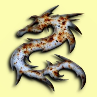 rusted logo effect 027