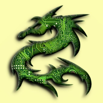 tech logo effect 007