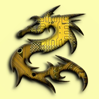 tech logo effect 009