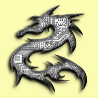 tech logo effect 015
