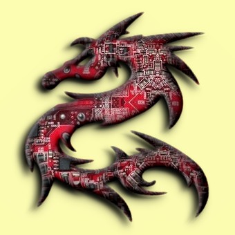 tech logo effect 022