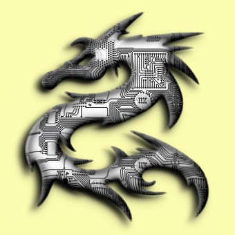 tech logo effect 023