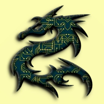 tech logo effect 024