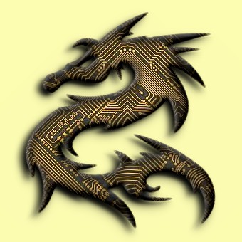 tech logo effect 026