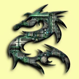tech logo effect 027