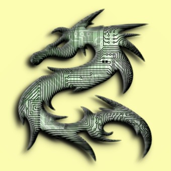 tech logo effect 034