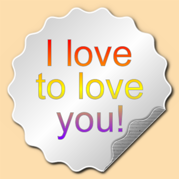 Text Sticker and Label Effect