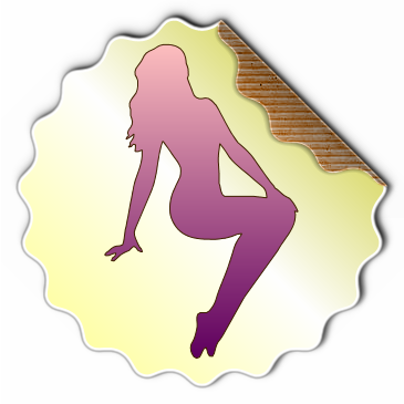 Transparent Female Sticker Effect