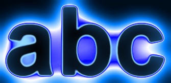 Blue Light and Glow Text Effect 11