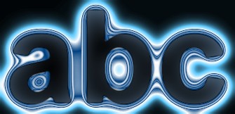 Blue Light and Glow Text Effect 14