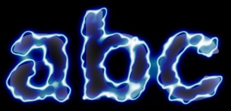 Blue Light and Glow Text Effect 17