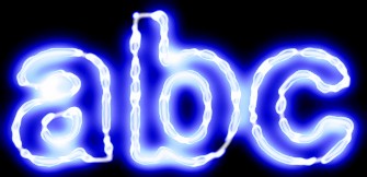 Blue Light and Glow Text Effect 19