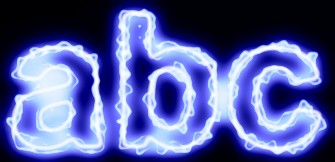 Blue Light and Glow Text Effect 21