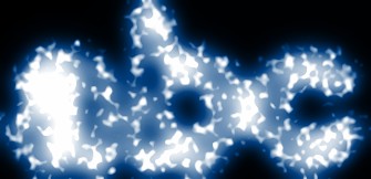 Blue Light and Glow Text Effect 4
