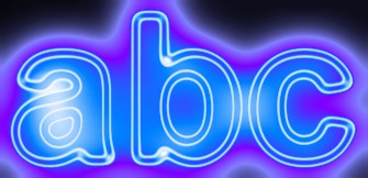 Colorful Light and Glow Text Effect 13