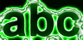 Green Light and Glow Text Effect 14