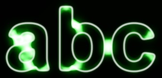 Green Light and Glow Text Effect 20