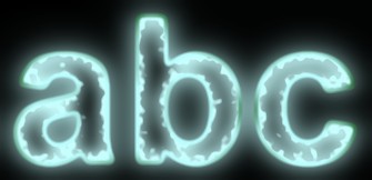 Green Light and Glow Text Effect 2