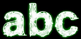 Green Light and Glow Text Effect 5