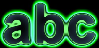 Green Light and Glow Text Effect 8
