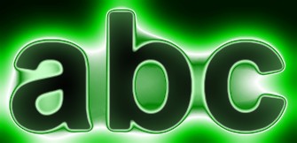 Green Light and Glow Text Effect 9