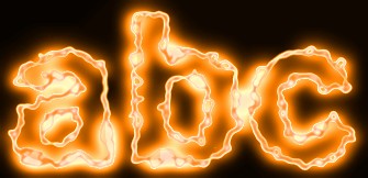 Orange Light and Glow Text Effect 15