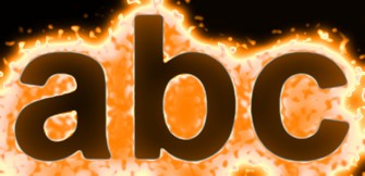 Orange Light and Glow Text Effect 18