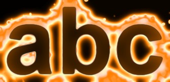 Orange Light and Glow Text Effect 19