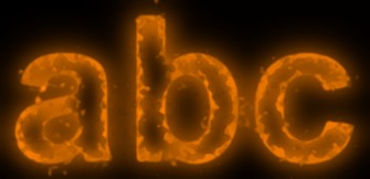 Orange Light and Glow Text Effect 20
