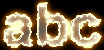 Orange Light and Glow Text Effect 5