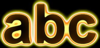 Colorful Light and Glow Text Effect 16