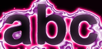Pink Light and Glow Text Effect 10
