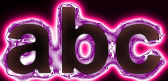 Pink Light and Glow Text Effect 12