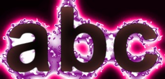 Pink Light and Glow Text Effect 13