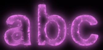 Pink Light and Glow Text Effect 15