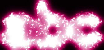 Pink Light and Glow Text Effect 3